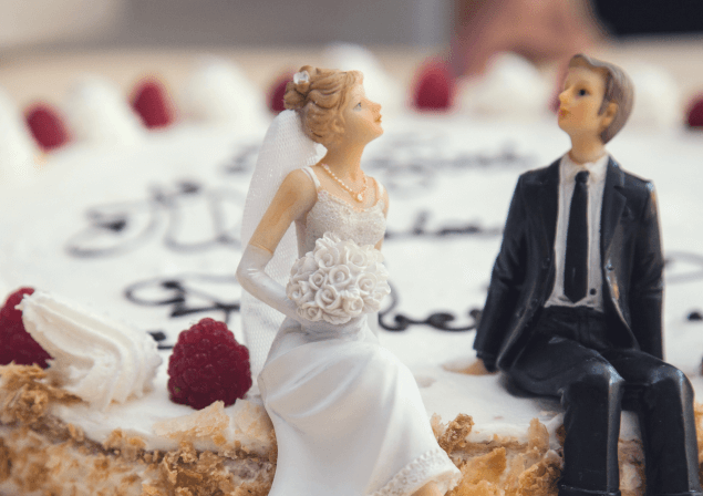 Aliana & David Wedding Cake